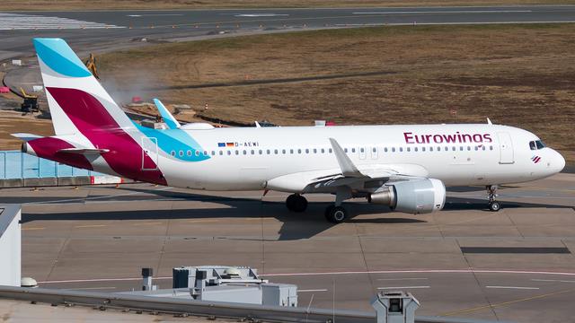 D-AEWI:Airbus A320-200:Eurowings